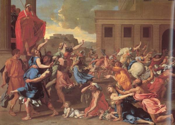 Poussin The Rape of the Sabine Women